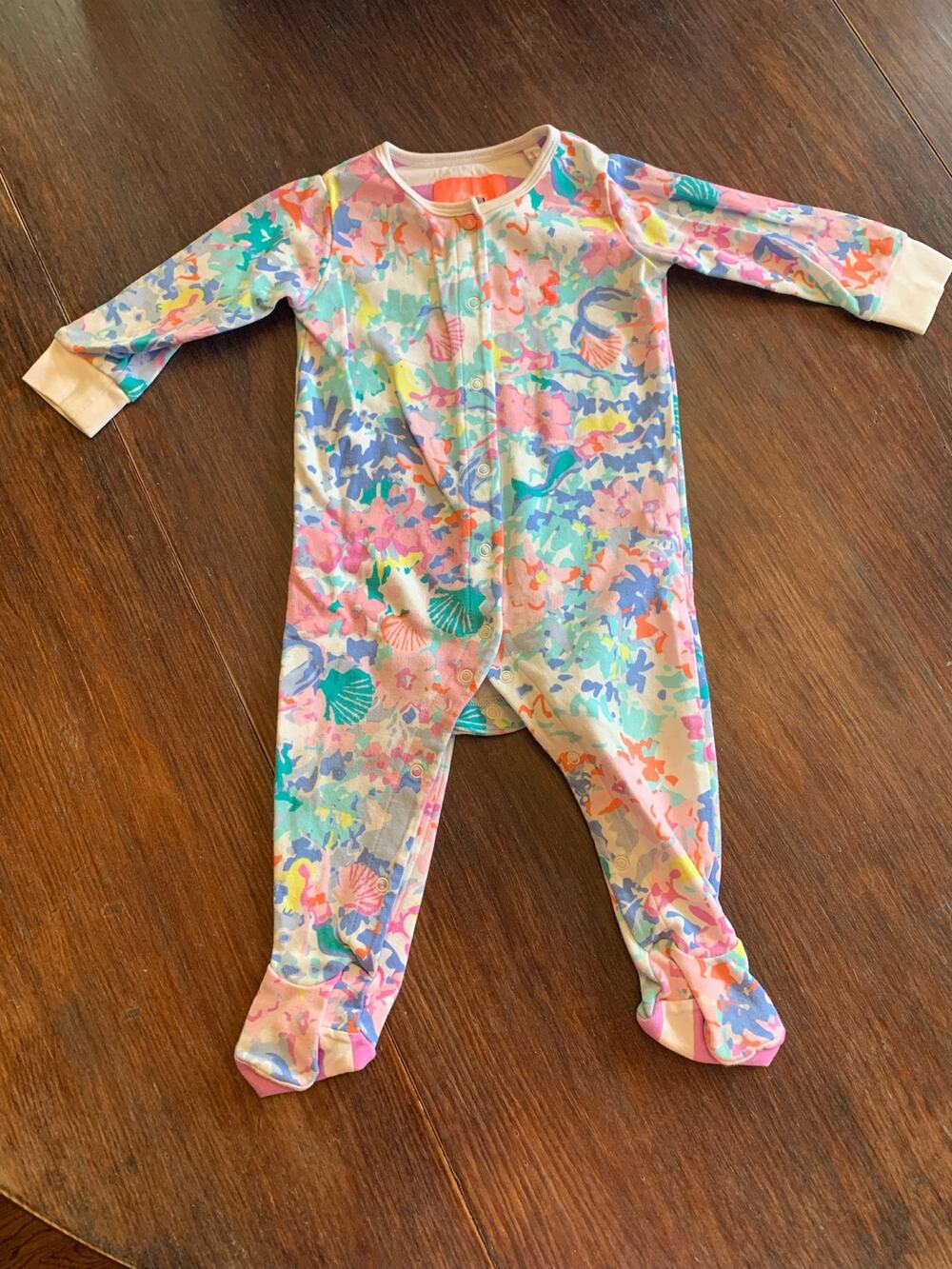 Joules floral footie